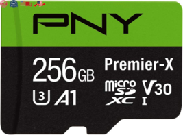 256GB Premier-X Microsdxc Card: Class 10, U3, V30, 100MB/s, 4K UHD NEW - £21.47 GBP