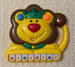 Megcos Lion Piano 1289 - Teaches Colors Shapes &amp; Numbers, WORKS!!! - $10.89
