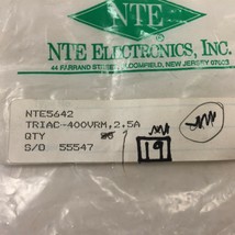 (2) NTE5642 TRIAC, 2.5A - Lot of 2 - £7.84 GBP