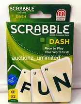 Scrabble Dash Card Game Green Brand new sealed package Mattel Games Orig... - $19.99