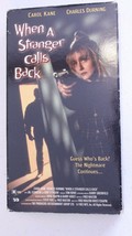 When A Stranger Calls Back VHS Tape Charles Durning S2B - $7.91