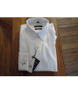 Belissmo White Dress Shirt Size 14.5 (Small) Slim and Fit - £26.29 GBP