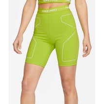 Nike Womens Pro Bike Active Shorts DM7585-321 Atomic Green White Size XS X-Small - £43.96 GBP