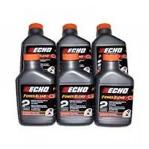 6450002 (6) Echo 2 Gallon Power Blend Xtended Life Oil Gas Mix 2 Stroke ... - $34.95