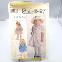 Vintage Sewing PATTERN Simplicity 8203, Jessica McClintock Gunne Sax Child Girls - £22.42 GBP