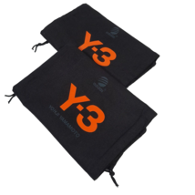Adidas Y-3  Yamamoto Pull-Cord Closure Dust Bags 2 pcs. Black 15 1/2&quot; x ... - £19.65 GBP