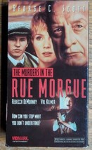 The Murders Of Rue Morgue (VHS 1990 Vidmark) George C Scott~Val Kilmer - £3.10 GBP