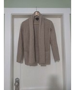 T. Babaton Cashmere Wool Biege Cardigan Sweater Size Small - $31.16
