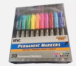 Permanent Marker 30 Pack Multi-Color - Vibrant Assorted Markers Set - €3,55 EUR