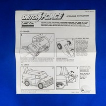 Operating Instructions for 1984 Rough Riders Switch Force A Team Enforce... - $279.85 MXN