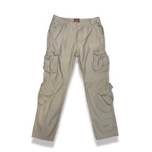NEW Never Worn Y2K Khaki Cargo Pants Matchstick 38&quot; Waist Heavy Duty Ful... - $589.71 MXN