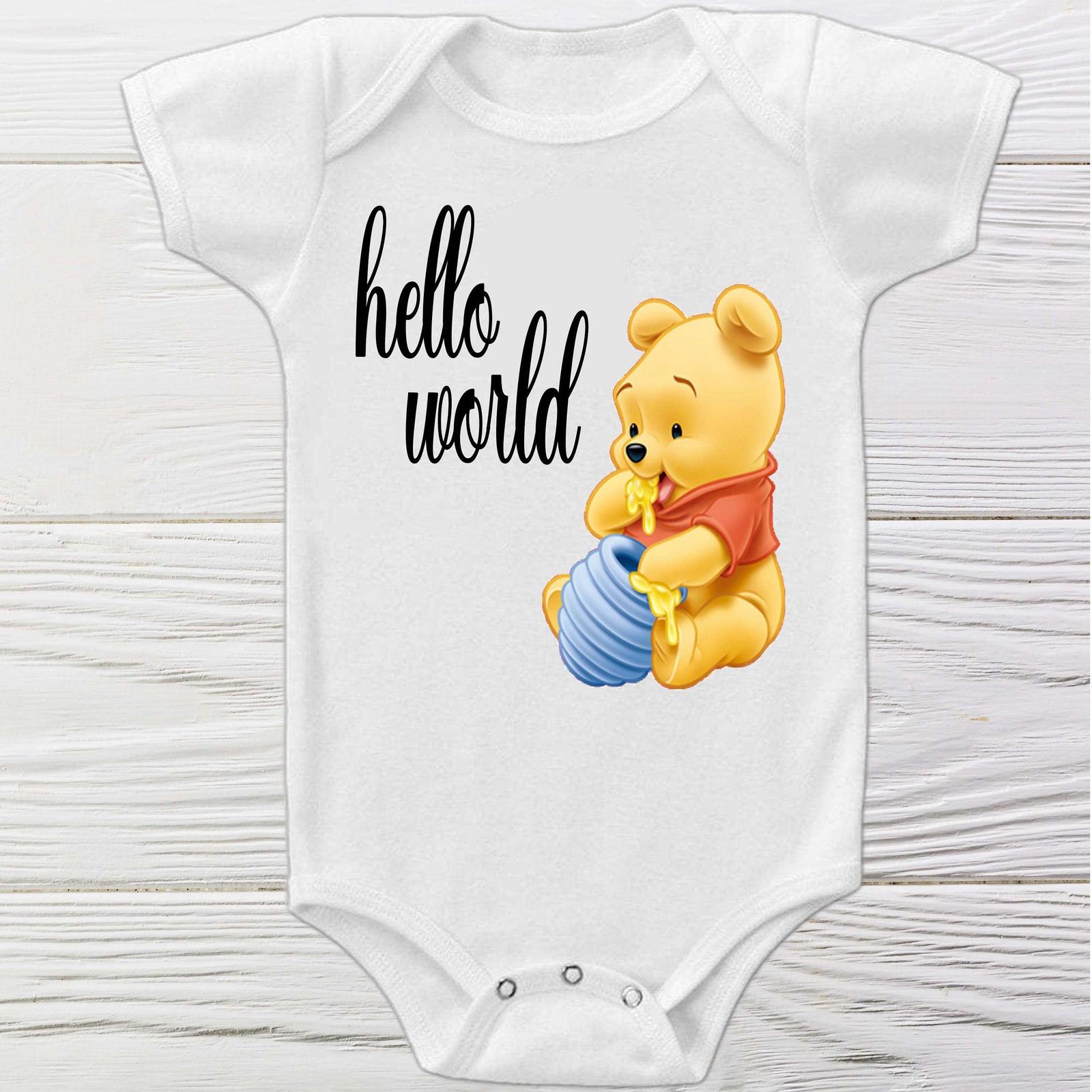 Primary image for Winnie the Pooh Onesie |  Baby Shower Gift |  Unique Baby Gift | Classic Winnie 