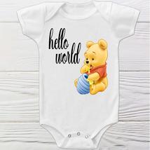 Winnie the Pooh Onesie |  Baby Shower Gift |  Unique Baby Gift | Classic Winnie  - £10.18 GBP