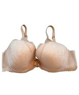 Chantelle C36820 Lace Underwire Bra 36DD USA Peach Color - $533.07 MXN