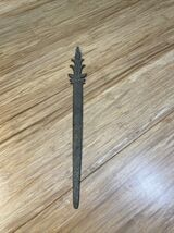 Vintage Brass Ornate Sword Knife Letter Opener KG JD - $14.85