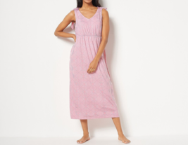 Stan Herman Silky Jersey Maxi Gown Rose, Size 2X - £15.63 GBP