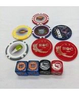 Heroclix ROC Promotional Dice And Action Poker Chips - £21.95 GBP