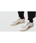 Everlane ReLeather Court Sneaker Men 10.5 White Red Shoes - $368.69 MXN