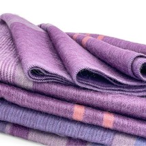 Soft &amp; Warm Striped Alpaca Llama Wool Blanket Throw Queen 97&quot;x68&quot; - £59.30 GBP