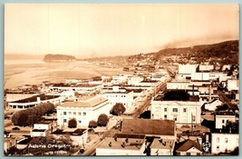 RPPC Birds Eye View Astoria Oregon OR UNP Smith&#39;s Scenic Views Postcard J5 - £9.37 GBP