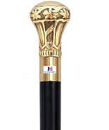 Medieval Epic Replica of Bat Masterson Brass Knob Handle Walking Cane - £72.63 GBP