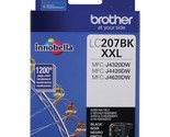 Brother Printer LC207BK Super High Yield Ink Cartridge, Black - £34.59 GBP