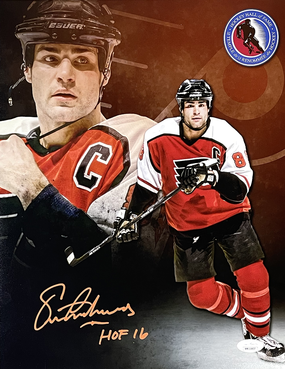 Eric Lindros Signed Philadelphia Flyers 11x14 Collage Photo HOF 16 JSA ITP - $96.99