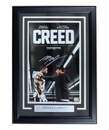 Michael B Jordan Encadré Signé 11x17 Creed Film Affiche Photo W/Stallone... - £228.99 GBP