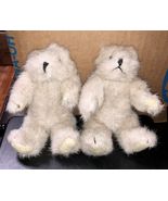 A Pair Of Vintage Light Brown Articulated Teddy Bears 5” Tall Adorable J... - €17,68 EUR