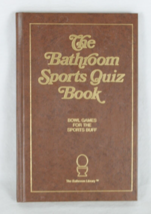The Bathroom Sports Quiz Book Bowl Games For Sports Buff Hardcover LN 19... - £10.95 GBP