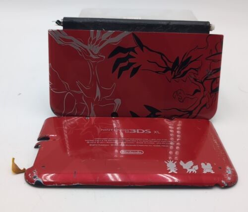 Primary image for Nintendo 3DS XL Pokemon X & Y Limited Edition Yveltal Xerneas Red Console PARTS