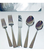 Gorham Andante 20 PC. Stainless Service For 4 Flatware Flat Tip 1st Qual... - $72.17