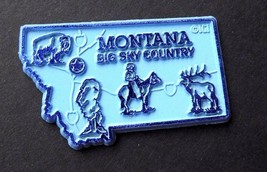 Montana Big Sky Country Us State Flexible Magnet 2 Inches - £4.20 GBP