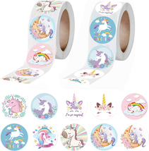 1000 Pieces Unicorn Stickers, Cute Unicorn Label Stickers DIY Stickers, 1 Inch S - £9.69 GBP