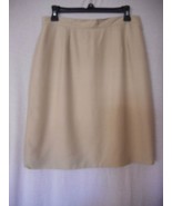 Beige Lined Skirt Size 12 by Cambell for Charter Club - $7.99