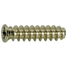 6.3mm x 25mm Nickel Phillips Pozidriv Flat Head Euro Screws (15 pcs.) - £9.68 GBP