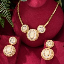 Big Fashion Luxury 2PCS Ball Claws Statement Jewelry Set For Women Wedding Party - £84.95 GBP