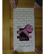 Roger Waters Poster Pink Floyd The Wall Silk Screen Signed Numbered 2010 - $3,316.94 MXN