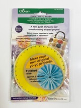 Clover Quick Yo-Yo Maker Craft Quilt Template Tool Extra Large 2 3/8&quot; 8703 - £9.30 GBP