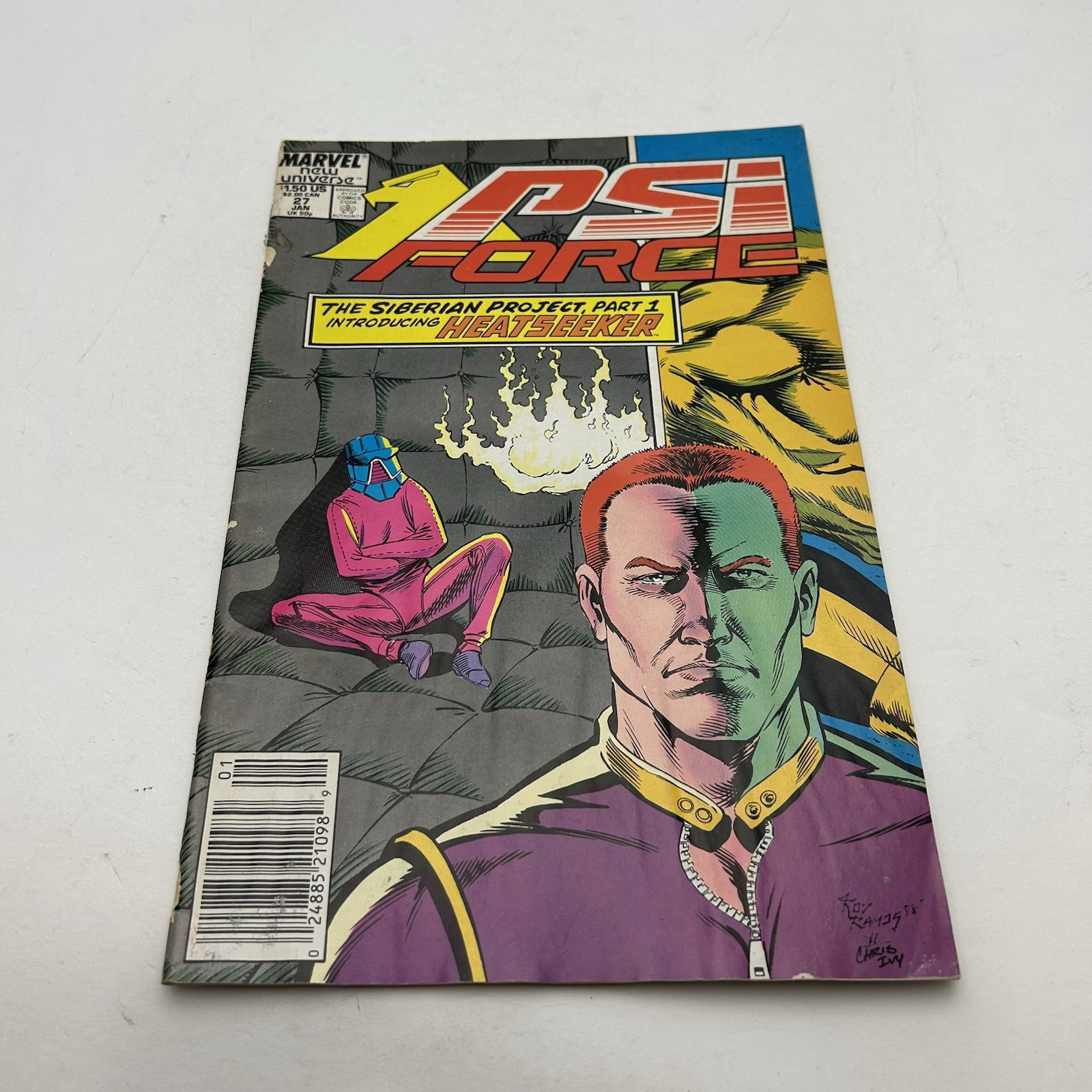 Psi Force #27 Comic Book June 1989 Marvel NEW UNIVERSE - $4.60