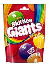 14 Bags of Skittles Giants Fruits Flavored Candy 132g Each - From U.K - $58.05