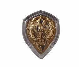  Small Silver Gold Lion Shield Weapon For Army Knight Soldier Minifigure... - $4.80