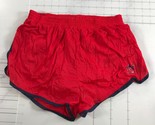 Vintage Adidas Running Shorts Mens Medium 32-34 Red Navy Blue Striped Tr... - £59.58 GBP