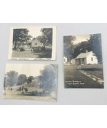 3 Vintage RPPC US President Herbert Hoover Birthplace Postcards West Bra... - £7.46 GBP