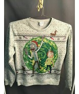 Rick Y Morty Adulto Natación Feo Suéter de Navidad Polar Feel Portal Jer... - £31.77 GBP