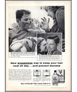 1950s Vitalis Hair Tonic with V-7 PRINT AD Sportscar Driver Mike Okeiff BX3 - €4,91 EUR