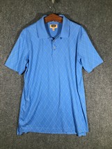 Foundry Quick Dri Polo Shirt Mens XLT Short Sleeve Tall Fit Collared Blu... - £10.63 GBP