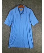 Foundry Quick Dri Polo Shirt Mens XLT Short Sleeve Tall Fit Collared Blu... - $19.01 CAD