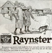 1917 Raynster Raincoat Advertisement United States Rubber Company LGADYC4 - £15.79 GBP