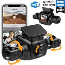 360 Wifi Dash Cam Recorder 3 Channel 2K Car Camera Dvr Vehicle Video G-S... - £159.67 GBP
